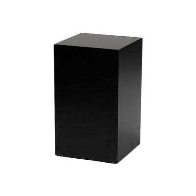 PFCDZDU Display Pedestal Stand, Square Wedding Dessert Table Cube Pillars, Portable Plinths Riser Showcase Holders for Sculpture Exhibition Party Decorations(Color:Black,Size:15.7x15.7x27.6IN)