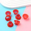 SHIDXIB 100Pcs White Red Water-Saving Silicone Faucet Gaskets Leak Proof Easy Installation Multi-Fixture Compatible view 4