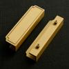Cabinet Handles,Retro Cupboard Handles, Solid Brass Kitchen Handles Drawer Handles, Kitchen Handles Gold Cabinet Brushed Pull Handles for Kitchen Drawer Bedroom Furniture (85mm/3.3in)(85mm/3.3in) view 4
