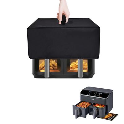 NUENSS-ROR Airfryer Dust Cover Heavy Duty Thickened Waterproof Dust-proof Heat-Resistant Air Fryer Oven Cover Case Lid Compatible with COSORI 9Qt 8-in-1 Dual Air Fryer (18.5"D X 17.7"W X 11.4"H)