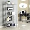 5-Tier Wire Shelving Rack Metal Storage Shelf Adjustable Shelves Floor Standing Shelf Units 29.13" x 13.39" x 59.06" view 2