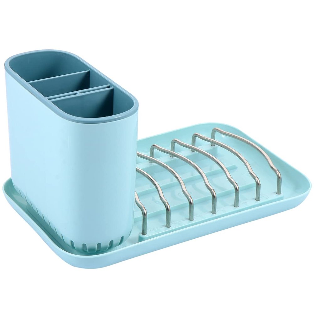 Cabilock Bowl Plate Organizer Cutlery Organizer Holder Utensil Storage Rack Drying Rack Easy to Clean Store