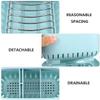 Cabilock Bowl Plate Organizer Cutlery Organizer Holder Utensil Storage Rack Drying Rack Easy to Clean Store view 2