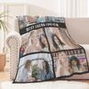 Dmkjdzsw Personalised BlanketCustom Blanket Soft Cosy Custom Blanket for Adults KidsPersonalised Gifts for Mum, Dad, Boyfriend-E-180 * 200CM view 3