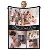 Dmkjdzsw Personalised BlanketCustom Blanket Soft Cosy Custom Blanket for Adults KidsPersonalised Gifts for Mum, Dad, Boyfriend-F-100 * 130CM view 1