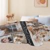 Dmkjdzsw Personalised BlanketCustom Blanket Soft Cosy Custom Blanket for Adults KidsPersonalised Gifts for Mum, Dad, Boyfriend-F-100 * 130CM view 2