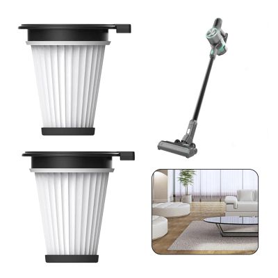 ORCOW 2PCS Vacuum Cleaner Accessories HEPA Filter Compatible with Wyze Cordless Stick Replacement Filter Handheld Cordless Vacuum Cleaner Parts