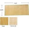 HAFUNE Cool Smooth Summer Cooling Sleeping Pad Anti-Slip Bamboo Mat Smooth Air Conditioning Mattress for School Good Air Permeability(Size:70x180cm/27x71in) view 2