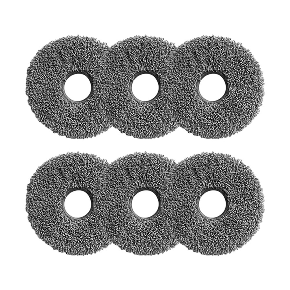 PRLDXJPL Vacuum Cleaner 6Pcs Mop Rag Cloth. Compatible for Yeedi Floor 3 Station. Robot Vacuum Cleaner Spare Parts Mop Rag Cloth Replaceable Accessories, sf67tgdf7uobg
