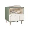 Bedside Table Bedroom Nightstand Bedside Table With Drawers Bedside Table Nightstand End Table Side Table Modern Accent Bedside Nightstand For Bedroom, Small Spaces(Color:Green,Size:50x40x50cm) view 1