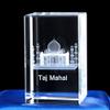 KOINEN Crystal Statue,Glass Crafts,3D Statue Decor Taj Mahal 3D Crystal Interior Carving Home Crystal Accessories Religion view 3