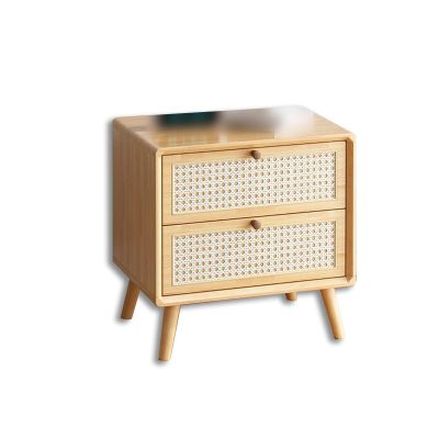 Bedroom Nightstand,End Table, Side Table, Nightstand,with Drawer Side Table End Table With Large Drawer And Storage Shelf Wooden Bedside Table For Small Spaces,(Color:Natural,Size:43*40*49cm)