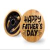Happy Father's Day Bamboo Wine Bottle Opener Tool Set, Wine Set Gifts for Men, Wine Kit, Wine Tools, Essential Wine Tools, Father's Day Birthday Christmas Gift Idea For Men view 1