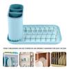 Mikinona Kitchen Utensils Holder Dish Draining Rack Kitchen Organizing Rack Chopstick Holder Easy Clean view 3