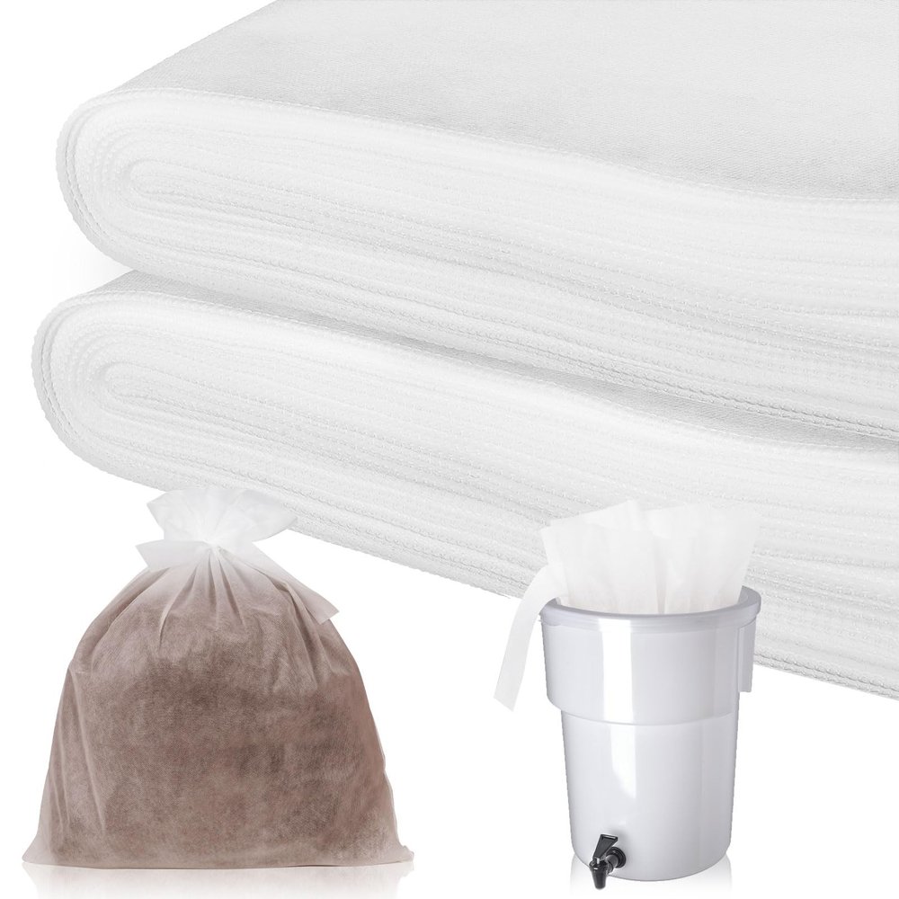 50 PIECE Cold Brew Coffee Filters with Drawstring, 20" X 20" Cold Brew Bags for Cold Brew Coffee Makers, Brew Up To 5 LBS Coffee