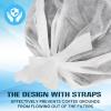 50 PIECE Cold Brew Coffee Filters with Drawstring, 20" X 20" Cold Brew Bags for Cold Brew Coffee Makers, Brew Up To 5 LBS Coffee view 4