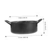 LABRIMP 1set Japanese Style Deep Fryer Pot Oil Drainer Rack Frying Pot for and Fried Foods Suitable for Stove Types Pouring Design Household Cooking Essential view 2