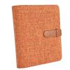 Vikye 3in Linen Cover DIY Photo Album,Universal 288 Pockets Photos Album Self Adhesive,Large Capacity Linen Cover Album for 12 11 7 (Orange) view 1