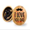 I love You Dad Bamboo Wine Bottle Opener Tool Set, Wine Set Gifts for Men, Dad Gift, Wine Kit, Wine Tools, Essential Wine Tools, Father's Day Birthday Christmas Gift Idea For Men view 1