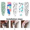 FIEZFEAT 48x15 43x13 36x12 Ironing Board Cover Printed Replacement Iron Board Cover with Padding, Easy Fit Homes Cotton Ironing Board Pad(Color:A,Size:43x13in/110x34cm) view 3