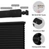 ZimJAHO No Drill No Tools Cellular Shades Top Down Bottom Up Blackout Cordless Honeycomb Blinds Easy to Install UV Protection Window Shades for Office Home Noise Reduction, Black, 51" W x 52" H view 2