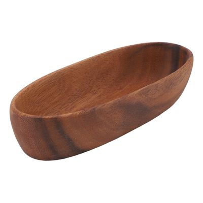 Wooden Salad Bowl, Wood Decorative Bowl Wooden Bowls for Food Handmade Wooden Serving Bowl Wood Bowl for Fruits Salads Modern Rustic Home Decorations(S)