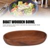Wooden Salad Bowl, Wood Decorative Bowl Wooden Bowls for Food Handmade Wooden Serving Bowl Wood Bowl for Fruits Salads Modern Rustic Home Decorations(S) view 2