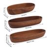 Wooden Salad Bowl, Wood Decorative Bowl Wooden Bowls for Food Handmade Wooden Serving Bowl Wood Bowl for Fruits Salads Modern Rustic Home Decorations(S) view 3