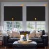 Keego Smart Motorized Roller Blinds with Remote Automatic Blinds for Windows Wi-Fi Enabled Compatible with Alexa and Google Custom Automatic Window Shades Black-Blackout view 1