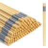 LOROTOCO 500 Pairs Bamboo Chopsticks Disposable | Reusable | Separated | Bulk | Chinese | -9.45in view 1