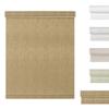 SEEUNANA Cordless Blackout Roller Shades for Windows,Free-Stop Striped Jacquard Windows Blinds with Cassette Valance,Thermal Insulated UV Protection Roller Blinds for Home Office. Brown. 76"W x 48"H view 1