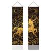 AHANDMAKER 2Pcs Sagittarius Tapestry, Sun and Moon Long Vertical Tapestry Wall Hanging, Constellation Tassel Wall Tapestry Mystic Aesthetic Tapestry for Bedroom and Living Room(45.7x13 Inch) view 1