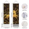 AHANDMAKER 2Pcs Sagittarius Tapestry, Sun and Moon Long Vertical Tapestry Wall Hanging, Constellation Tassel Wall Tapestry Mystic Aesthetic Tapestry for Bedroom and Living Room(45.7x13 Inch) view 3