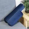 16x6 Inch Car Round Cervical Neck Pillow Semi-Roll Pillow With Washable Cotton Cover. Round Cervical Roll Cylinder Bolster Pillow(Color:blue) view 2