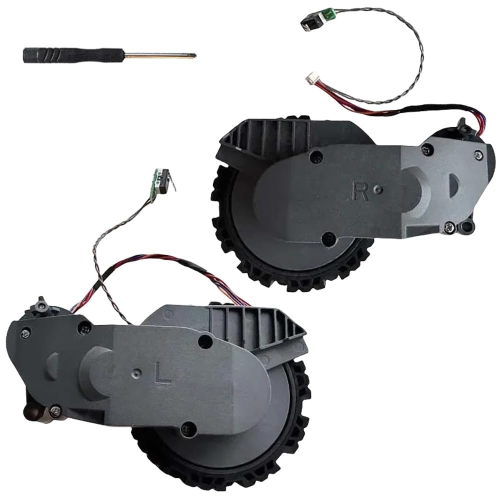 HomeLoft Basics left and right wheel compatible with Roborock S8 S8 PLUS S8+S8 Pro Ultra G20 robot left and right walking wheel parts Vacuum cleaner wheel accessories (A Left and Right)