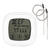 Intuitive Touch - Screen Cooking Thermometer  Customizable Temperatures for Perfect BBQ Results Featuring Foldable Probes & Diverse Meat Options view 1