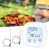Intuitive Touch - Screen Cooking Thermometer  Customizable Temperatures for Perfect BBQ Results Featuring Foldable Probes & Diverse Meat Options view 2