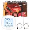 Intuitive Touch - Screen Cooking Thermometer  Customizable Temperatures for Perfect BBQ Results Featuring Foldable Probes & Diverse Meat Options view 4