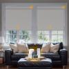 Keego Smart Motorized Roller Blinds with Remote Automatic Blinds for Windows Wi-Fi Enabled Compatible with Alexa and Google Custom Automatic Window Shades White-Blackout view 1