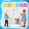 HLARTNET 200 PCS Sticky Shark Toys for Kids, Stretchy Shark Gifts Bulk, Ocean Under Sea Themed Favors Goodie Bags Stuffer, Classroom Prizes Students Rewards view 4