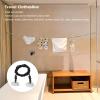 2Pcs Travel Clothesline,Retractable Clothesline with Hooks and Suction Cups Portable Camping Accessories for Outdoor and Indoor Use view 2