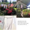 2Pcs Travel Clothesline,Retractable Clothesline with Hooks and Suction Cups Portable Camping Accessories for Outdoor and Indoor Use view 3