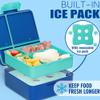 Fimibuke Chill Bento Box for Kids, Toddler Lunch Box with Built-In Ice Pack view 2