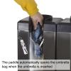 LKPMGOA Automatic Wet Umbrella Bag Wrapper Dispenser Holder Stand Rack, Umbrella Automatic Packing Machine, Stainless Steel, Easy to Use(Color:Silver) view 4