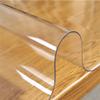 1.5Mm Thick Clear Table Cover Protector, New Plastic Tablecloth Protector, Plastic Table Cover, Table Pad for Dining Room Table, Kitchen, Wood Grain,T,80x100cm/31x39in view 1