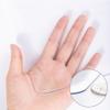 1.5Mm Thick Clear Table Cover Protector, New Plastic Tablecloth Protector, Plastic Table Cover, Table Pad for Dining Room Table, Kitchen, Wood Grain,T,80x100cm/31x39in view 2