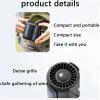 AHDFY 2024 Cool Clip Fan Under Shirt, Waist Clip Fan, Under Shirt Fan, Three-Speed Wind Adjustment, Shirt Fan Clip, Cool Clip, 4500mah, Rechargeable, Personal Waist Fan, Black,White view 4