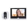 HomeLoft Basics Smart Video Doorbell, 1080P Intelligent Visual Doorbells with 4.3inch Screen, 2 - Way Audio, PIR Motion Detection, Night Vision, 150 Degree Wide Angle (Silver), Generic9fqgrdpyvh-11 view 1