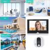 HomeLoft Basics Smart Video Doorbell, 1080P Intelligent Visual Doorbells with 4.3inch Screen, 2 - Way Audio, PIR Motion Detection, Night Vision, 150 Degree Wide Angle (Silver), Generic9fqgrdpyvh-11 view 4