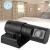 LED Projection Alarm Clock, 180 Adjustable, Wall Clock with 5 Dimming Colors, Analog Face, Brightness Adjustable, Clearly Visible, for Home (Black) view 1